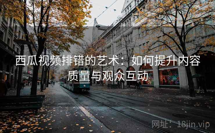 西瓜视频排错的艺术:如何提升内容质量与观众互动