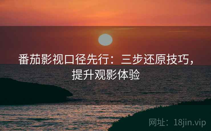 番茄影视口径先行：三步还原技巧，提升观影体验