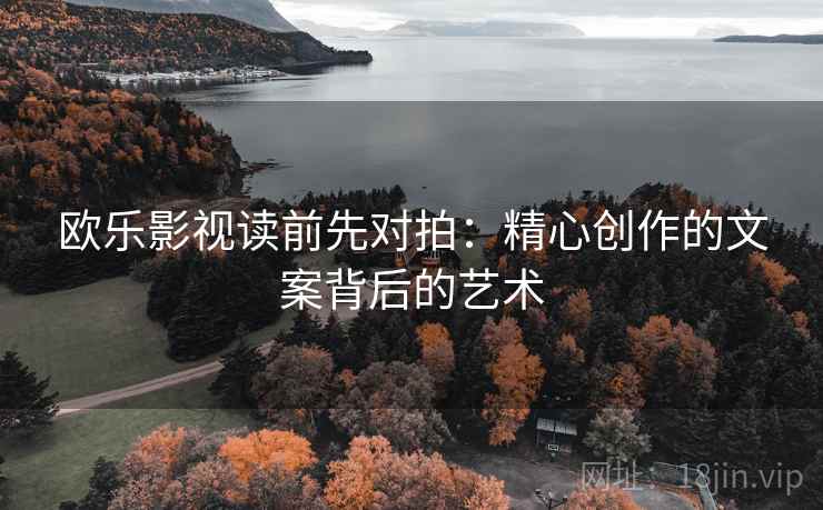 欧乐影视读前先对拍:精心创作的文案背后的艺术